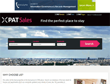 Tablet Screenshot of expatsales.com